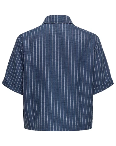 JDY - JDYPower Short Skjorte - Insignia Blue